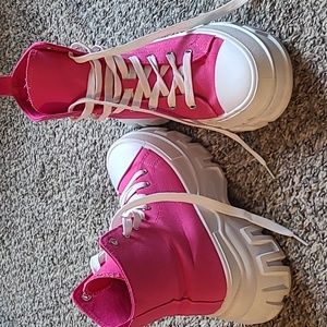 Azalea Wang Lace Up Boots